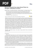 Energies: Biomass Potential From Agricultural Waste For Energetic Utilization in Greece