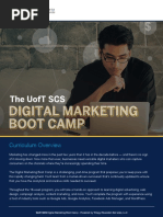 UofT SCS Digital Marketing Boot Camp Curriculum