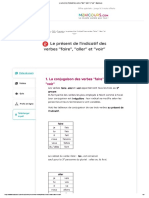 Le Présent de L'indicatif Des Verbes - Faire - , - Aller - Et - Voir - Maxicours