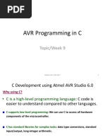 Topic 9 AVR Programming in C (ISMAIL - FKEUTM 2018)