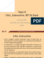 Topic 8 Call, Stack & Subroutine (ISMAIL - SKE - 2019)
