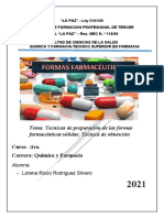 Formas Farmaceuticas Lorena