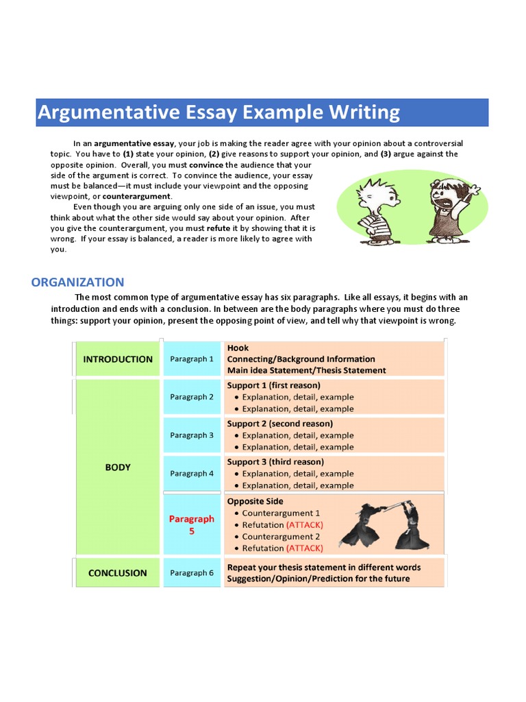 Argumentative Essay Example | PDF