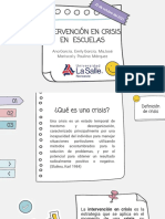 Intervención en Crisis en Escuelas