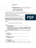 3° Básico Ciencias Naturales Retroalimentación Guía 2 Propiedades de La Luz