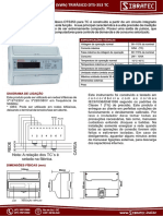 Manual Medidor de Kwh Dts353 Tc Sibratec