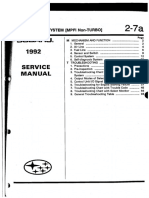 Section 2.7a - Fuel Injection System (MPFI Non Turbo)