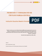 Promoción y Consolidación de Vínculos Familia-Escuela