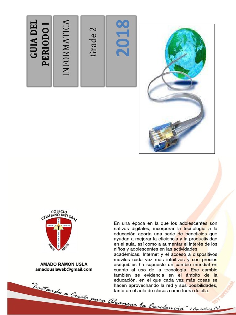Guía de Tecnología para Segundo Grado | PDF | Aprendizaje | Informática