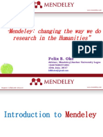 Organize Your Research with Mendeley