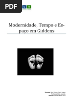 Modernidade_Tempo e Espaço em Giddens