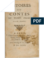 Histoires Ou Contes Du Temps Passé (1697) Original Le Petit Poucet