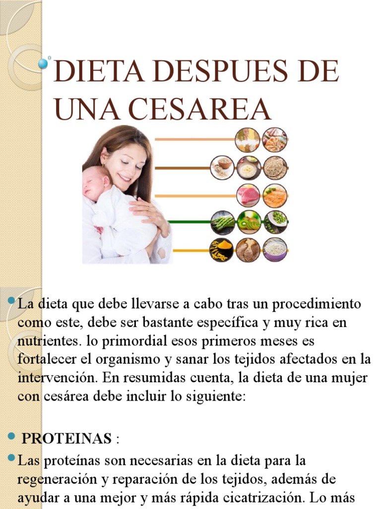 Dieta Despues de Una Cesarea 2 | PDF