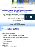 2012 - Electricity Energy Storage Technology Options - System Cost Benchmarking - Presentation