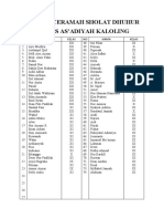 Jadwal Ceramah Sholat Dhuhur