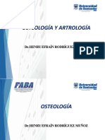 Osteología y artrología: Generalidades
