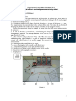 Hall Effect and Magnetoresistivity Effect: Experimental Competition-Problem No.1