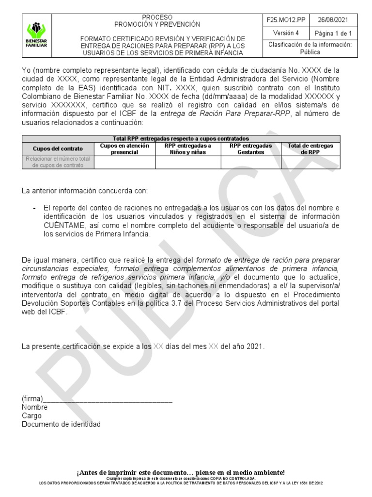 F25.mo12.pp Formato Certificado Revision y Verificacion de Entrega de ...