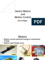 Electric Motors and Motion Control: Ara Knaian