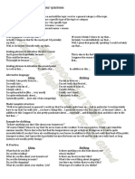 Question Type 2: Liking and Disliking Questions