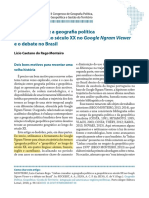 Linhas cruzadas a geografia politica e a geopolitica