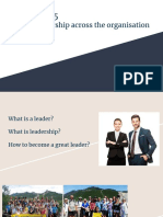 Provide Leadership Across The Organisation (2020)