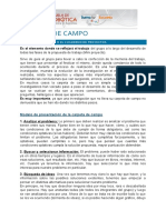 CARPETA de CAMPO - Especificaciones Paso A Paso