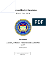 Congressional Budget Submission: Fiscal Year 2019
