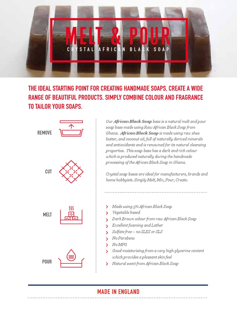 A Guide to Creating Handmade Soaps Using Crystal African Black Soap