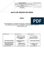 Mapa de riesgos obra mejoramiento sistema agua y alcantarillado