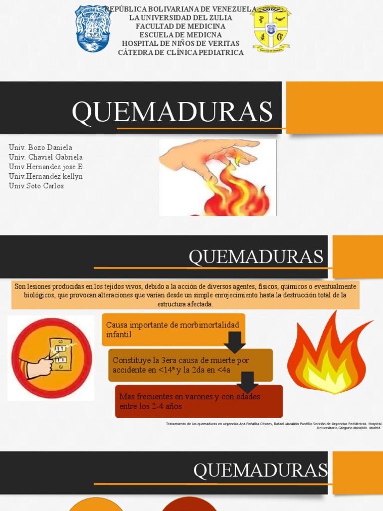 Tratamiento y Clasificación de Quemaduras | PDF | Quemar | Corriente ...