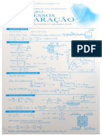 Compilado de Equações de Processos de Separação (DESTILAÇÃO, ABSORÇÃO, EVAPORAÇÃO, HUMIDIFICAÇÃO, EXTRAÇÃO LIQ-LIQ)