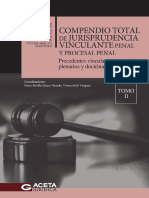 Gaceta Jurídica - Compendio Total de Jurisprudencia Vinculante Penal y Procesal Penal, Precedentes Vinculantes, Acuerdos Plenarios y Doctrina Jurisprudencial - Tomo II