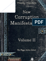 Weekly Wonders - New Corruptrion Manifestations Volume II