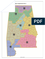 Proposed Alabama congressional districts