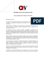 Informe Anual de Violencia 2020