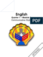 English-9 Module3 CommunicativeStyles GIE