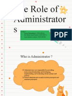 CAR (The Role of Administrator)