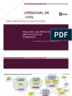 Identificación de interesados en proyecto de construcción con menos de