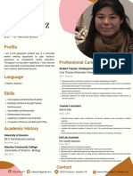 Brown and Black Creative Resume