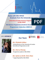 Study With HKU SPACE Graduate From The University of London: Programme Induction 2020-21