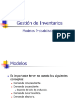 Modelos Probabilísticos de Inventarios