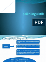 Psikolinguistik