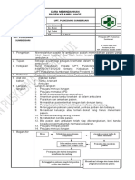 22.sop Cara Memindahkan Pasien Ke Ambulance