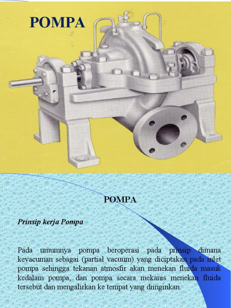 Klasifikasi Pompa | PDF