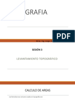 Topografía básica: levantamiento topográfico y cálculo de áreas