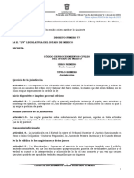 Codigo de Procedi-Mientos Civiles Del Estado de Mexico