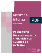 Polimiositis, Dermatomiositis y Miositis Con Cuerpos de Inclusión