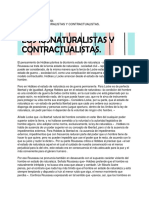 Tarea 4. Los Iusnaturalistas y Contractualistas.