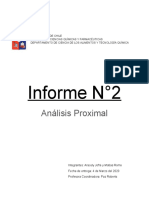 Informe Análisis Proximal
